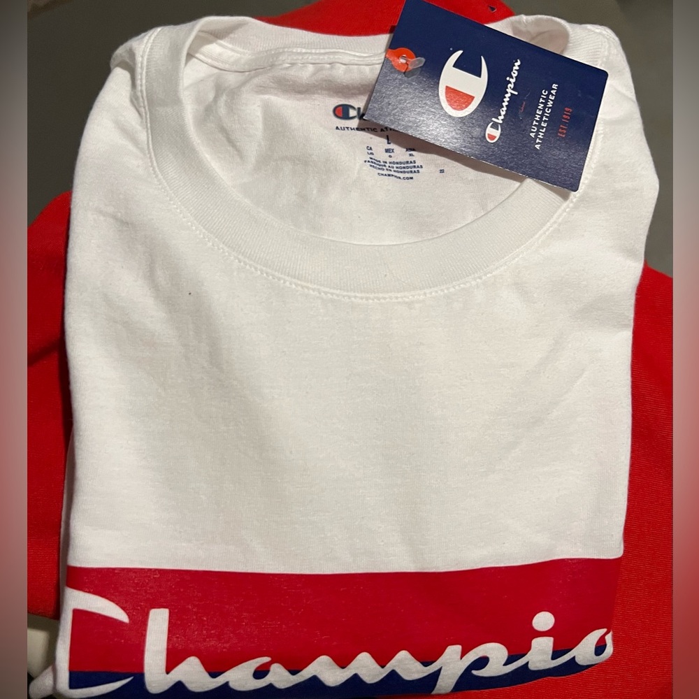 Large/ White/ Men’s Short Sleeve JS/ NWT